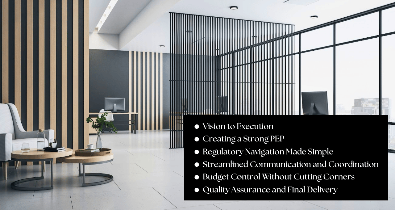 Fit out project management contractor riyadh