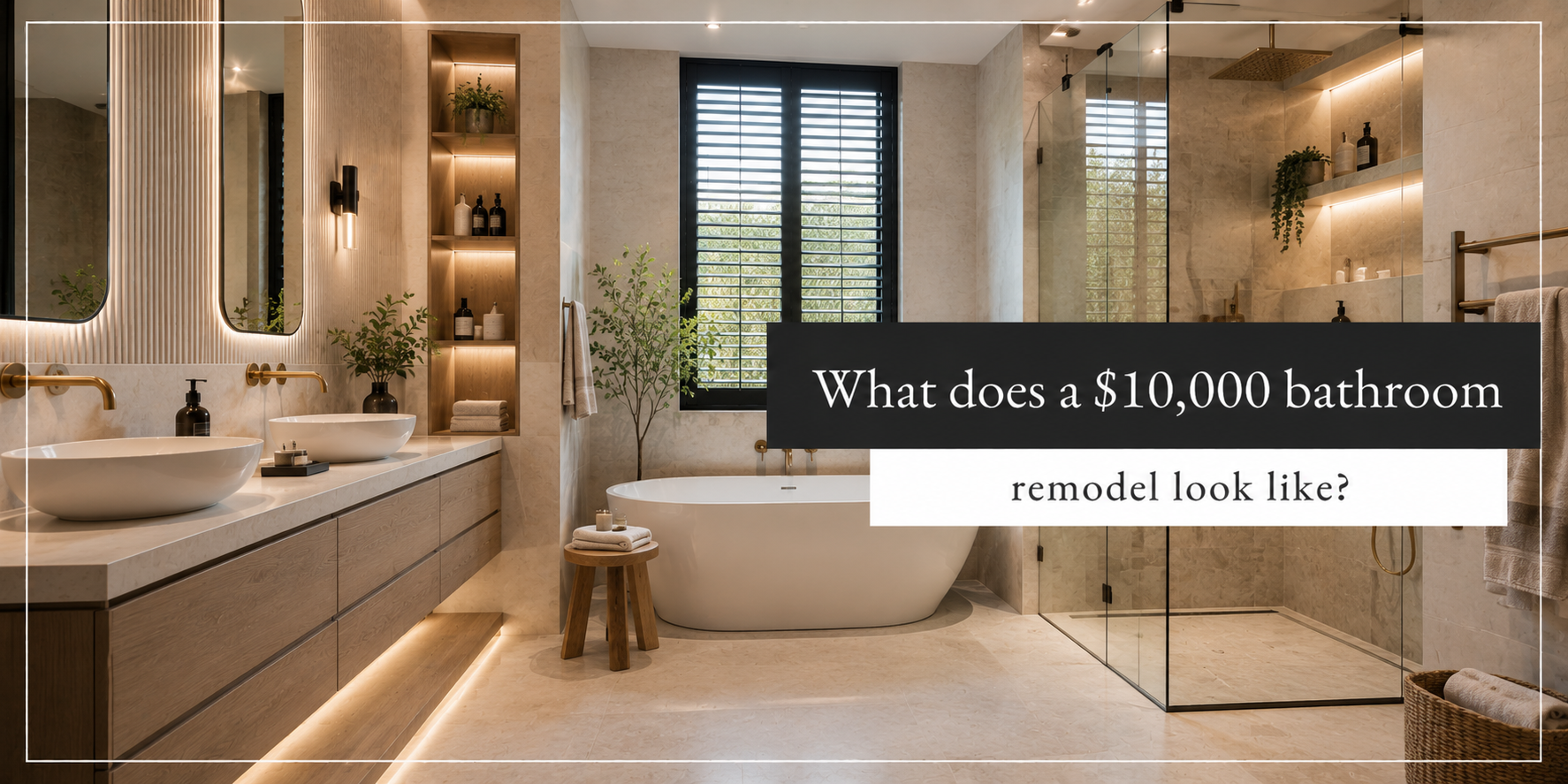 What Does a $10,000 Bathroom Remodel Look Like?