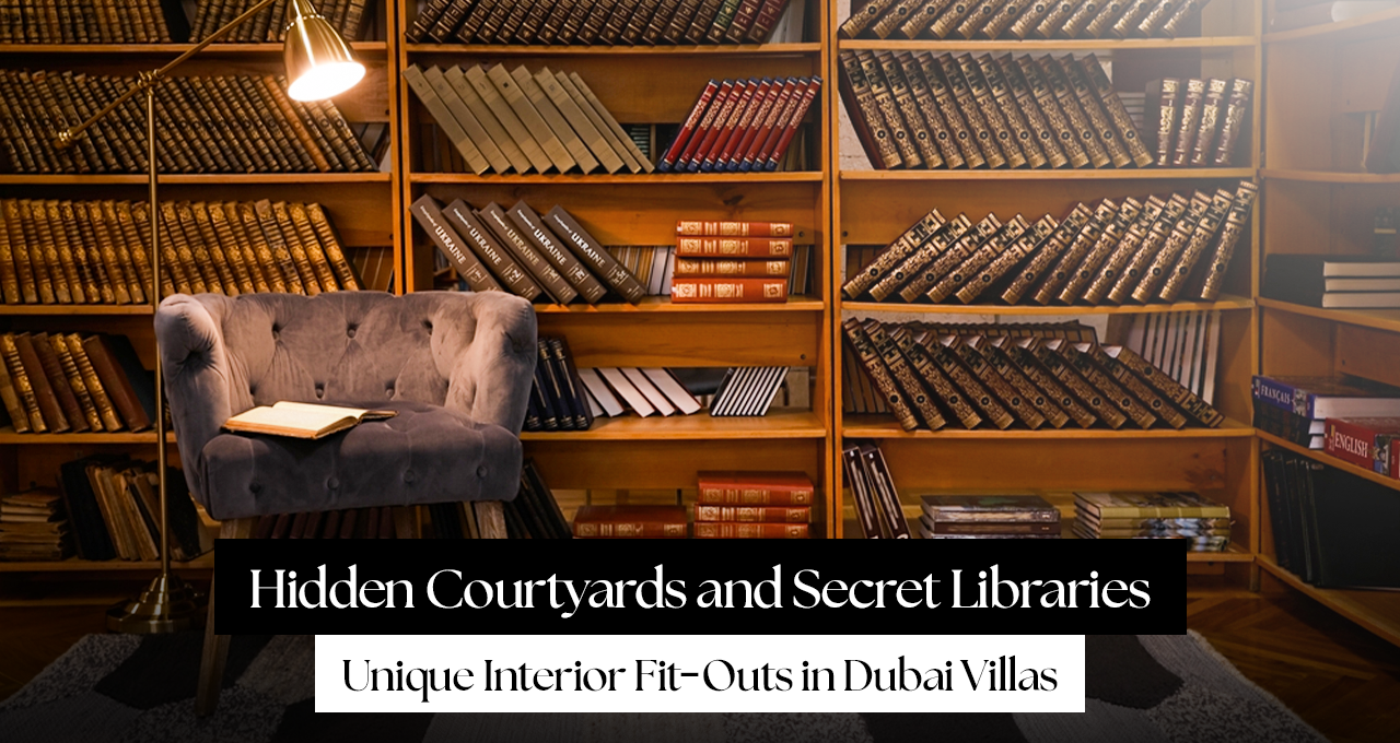Hidden Courtyards and Secret Libraries: Unique Interior Fit-Outs in Dubai Villas
